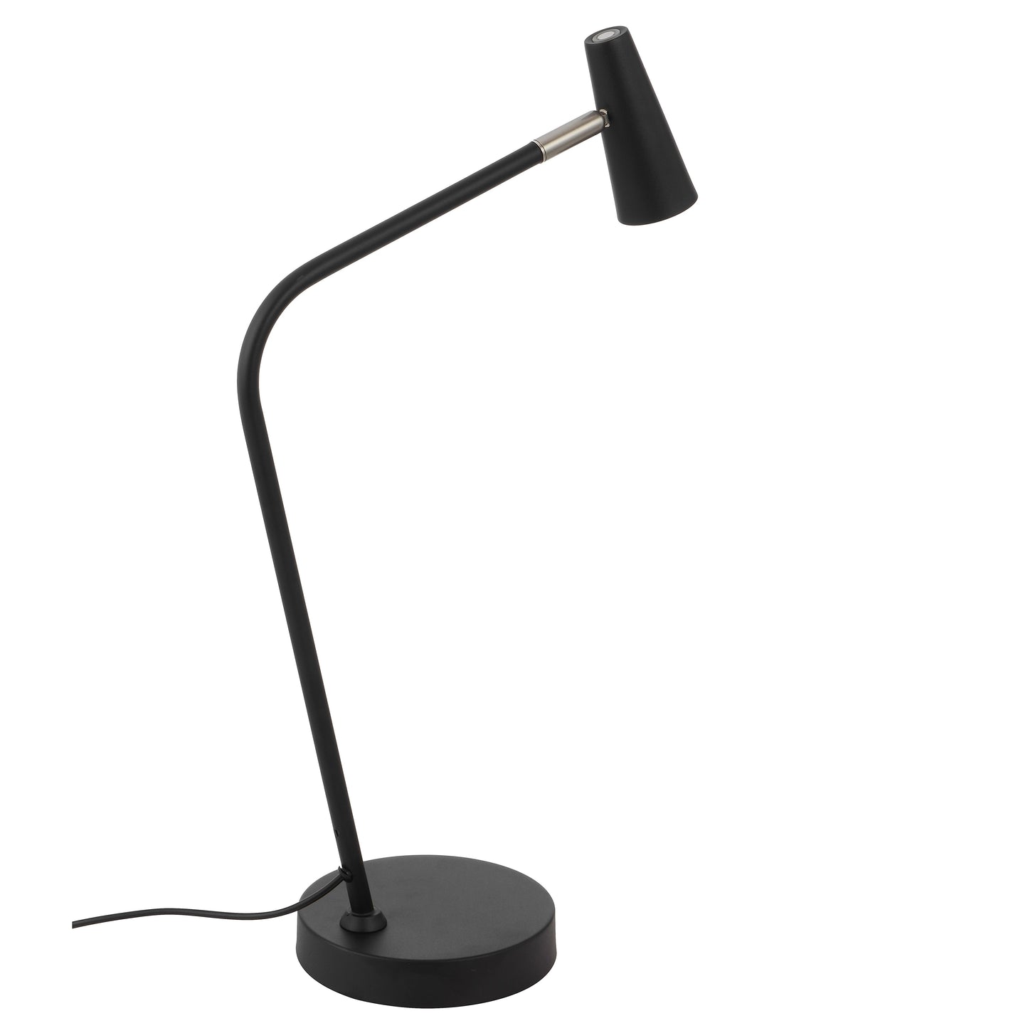 TFS TABLE LAMP 3wLED 3000K 3 STEP TOUCH SWITCH DIM 368Lm 140x310x490 BLACK