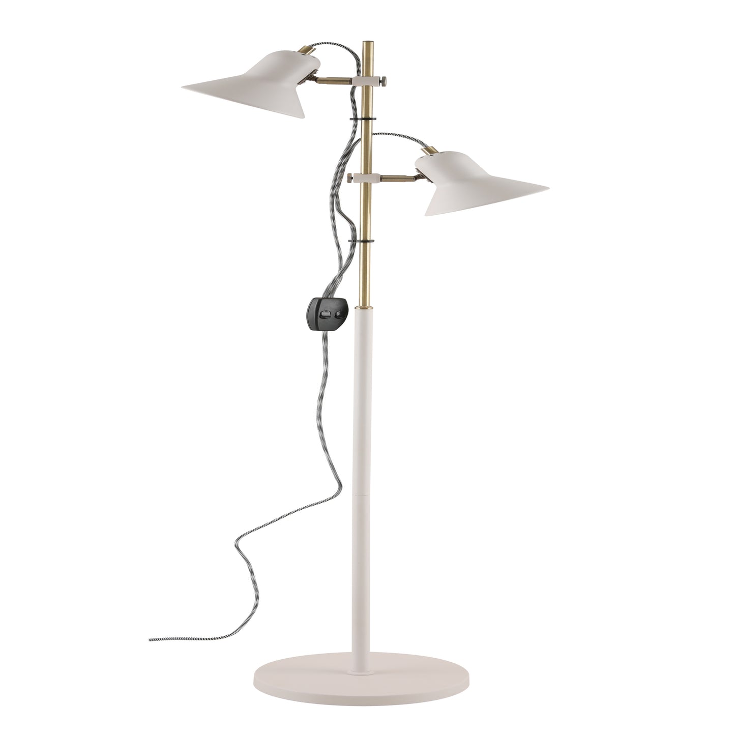 TFS 2 FLOOR LAMP 2*6wGU10 max H1530 D230 WHITE / AB