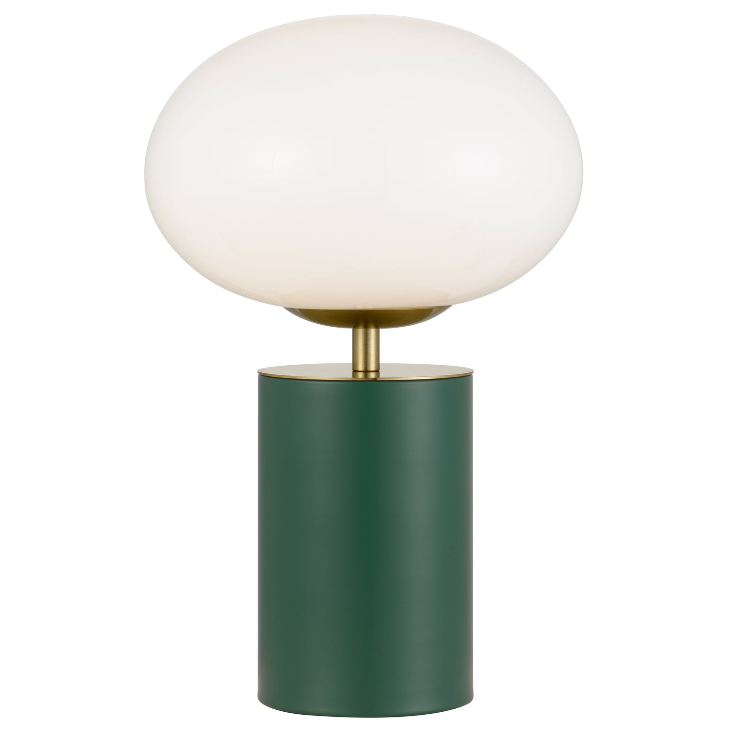 TFS TOUCH TABLE LAMP 5wE14 3000K D200 H320 GREEN 6028/ GOLD/ OPAL GLOSS
