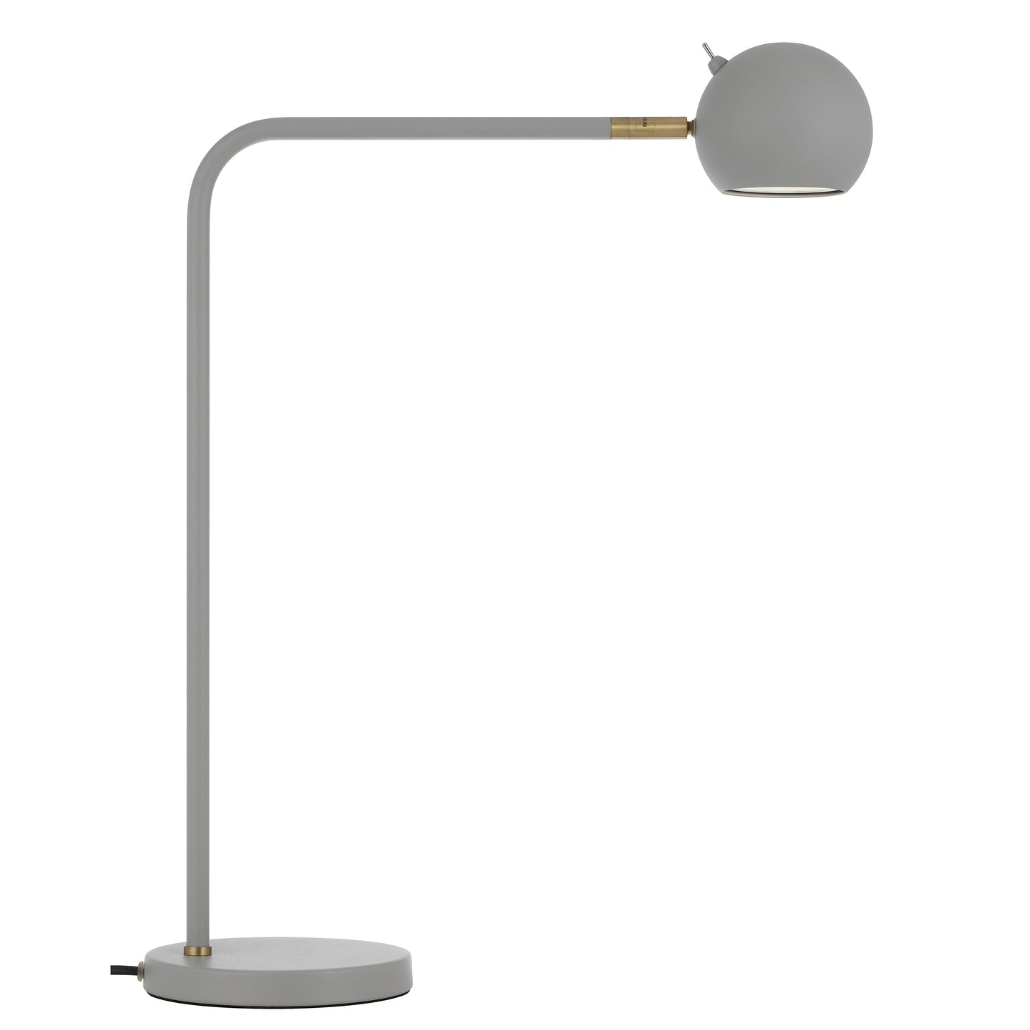 TFS TABLE LAMP 6wGU10max L410 W150 H540 HEAD 100 GREY SAND