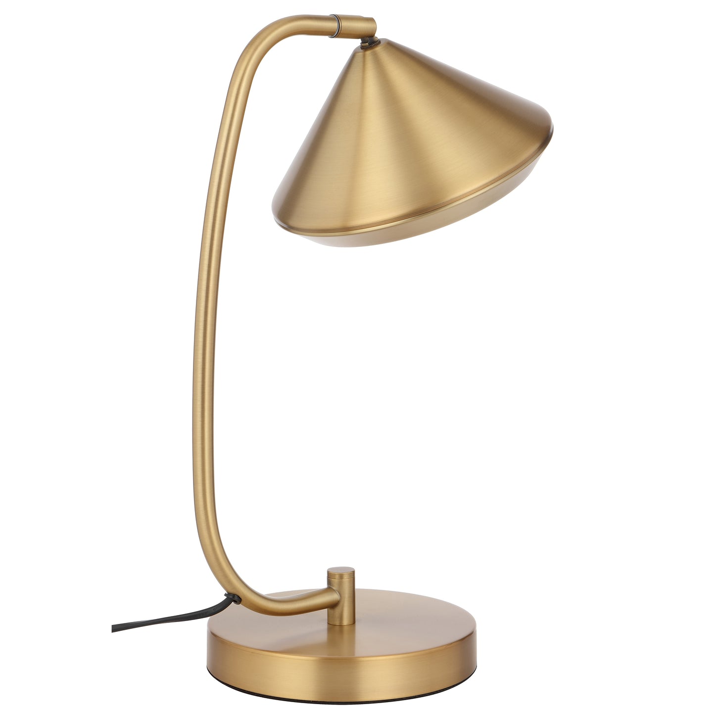 TFS TABLE LAMP 6wG9max L280 W200 H430 inline switch YELLOW BRASS
