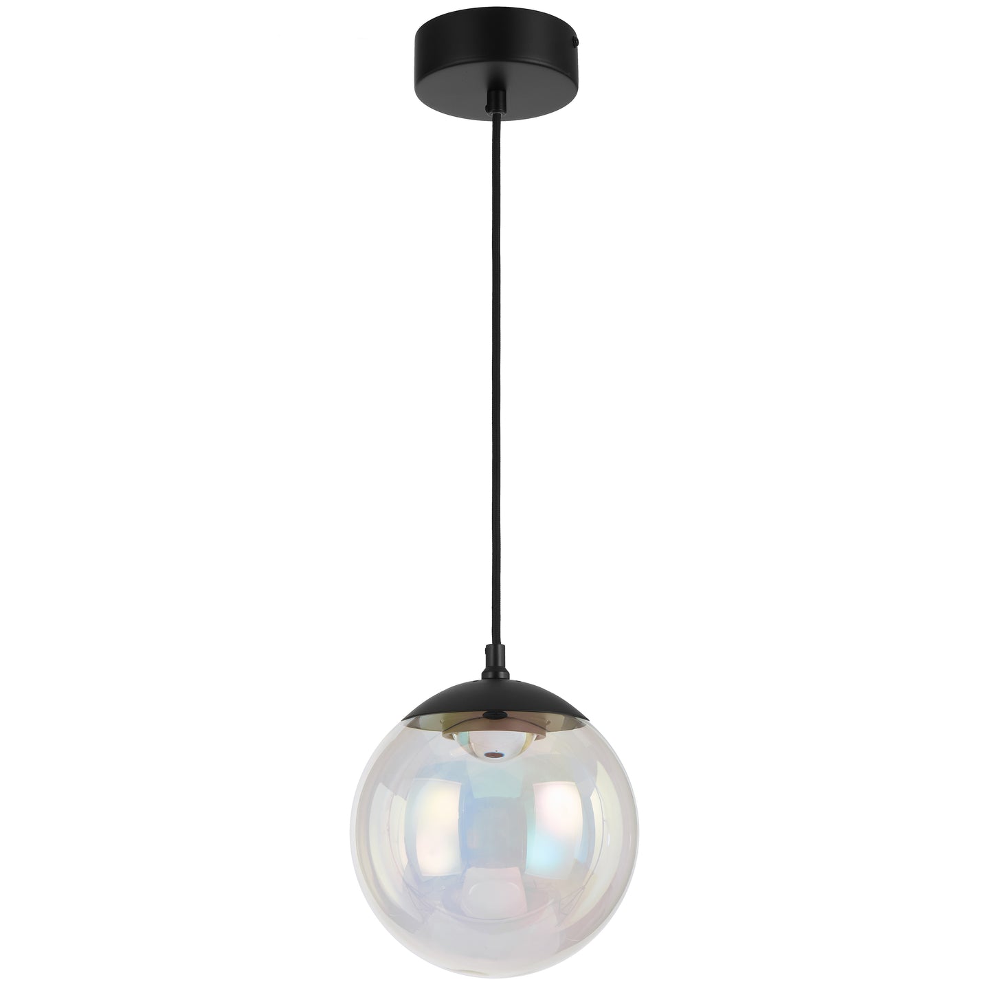 TFS 20 PENDANT 6wLED 3000K 235Lm DIM D200 H230 cab.2m BLACK MATT/ RAINBOW