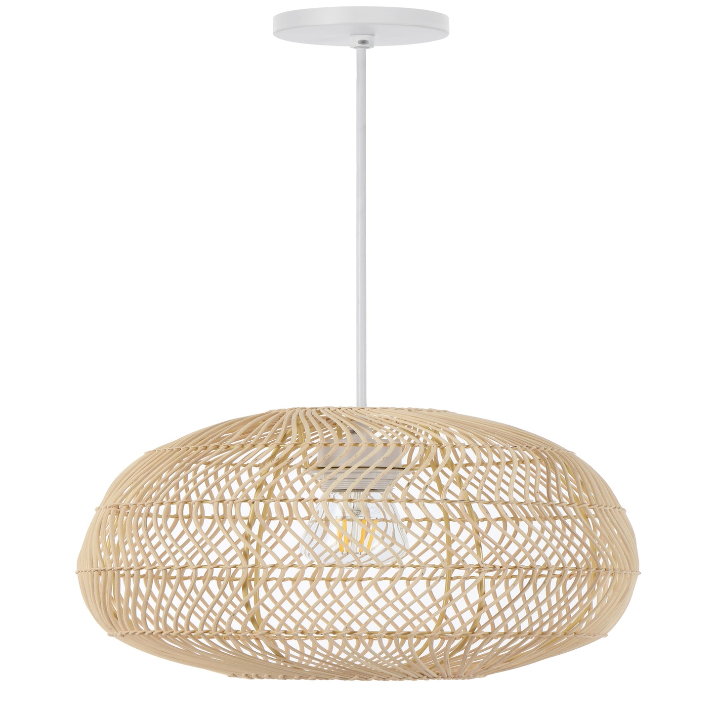 Vitalux TFS 30 PENDANT 25wE27max D300 H320 cab1.5m NATURAL RATTAN