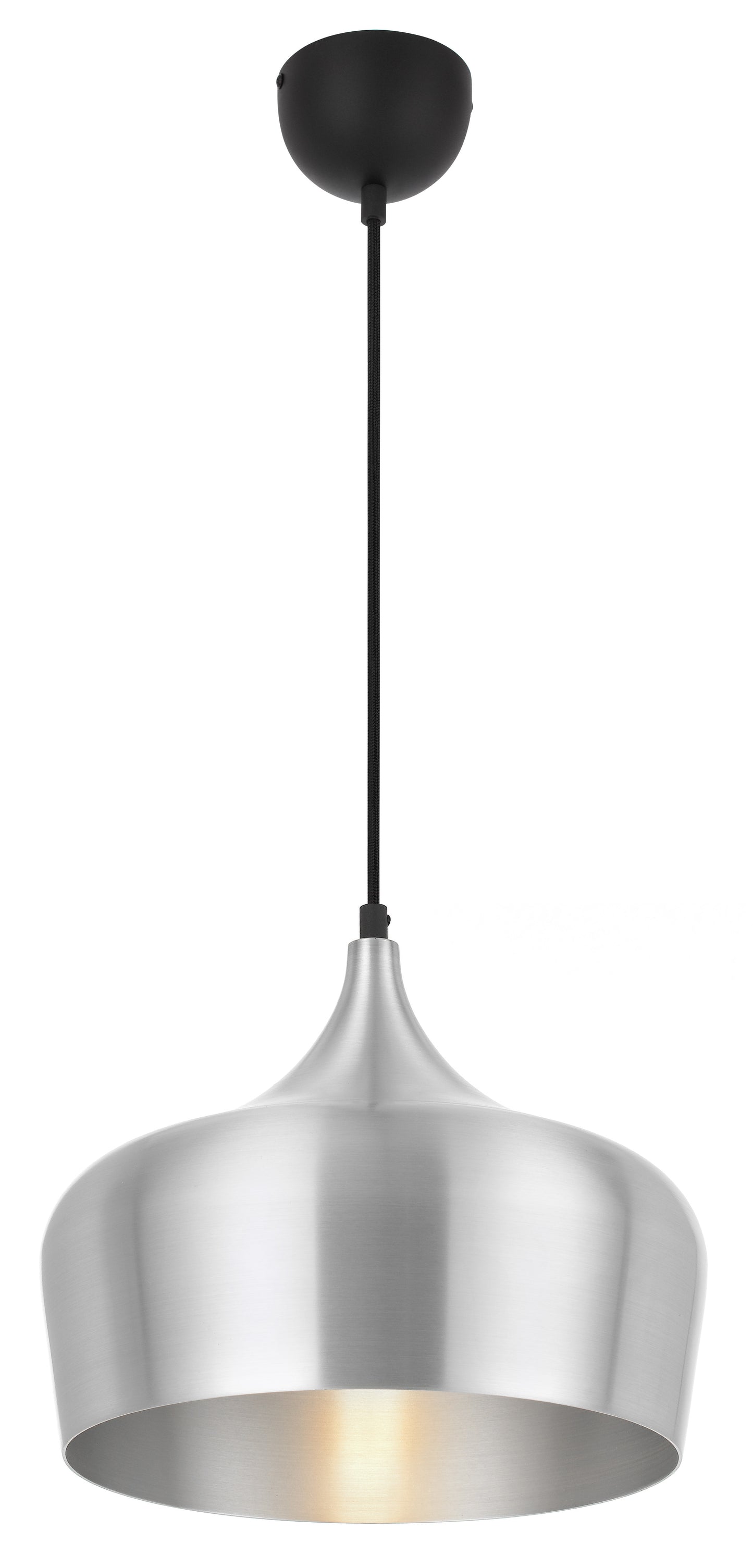 TFS 30 PENDANT 25wE27max D300 H270 + 1.5 TEX ALUMINIUM BRUSHED (BLACK)