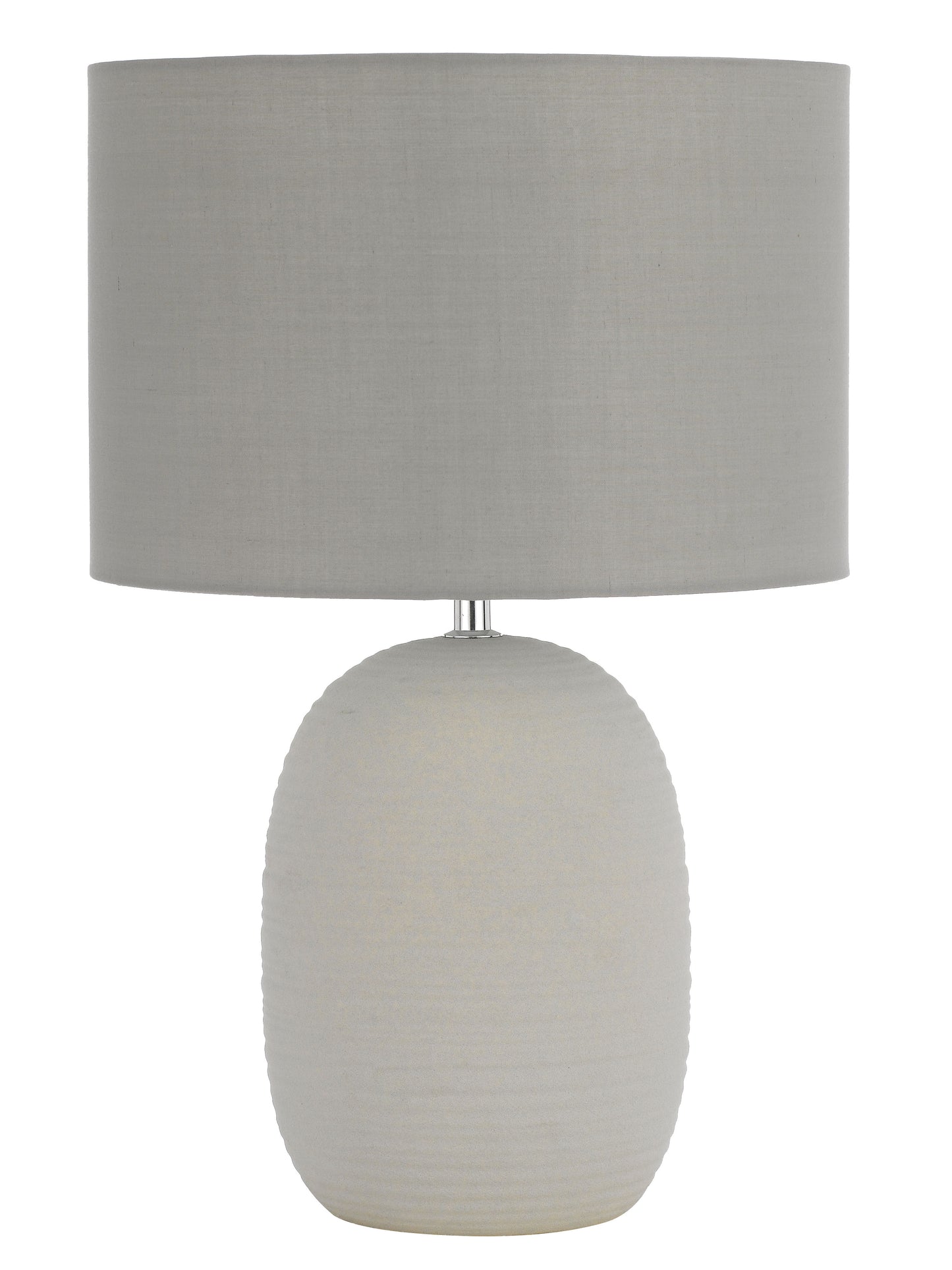 TFS CERAMIC TABLE LAMP 25wE27max D:300 H:455 GREY / GREY