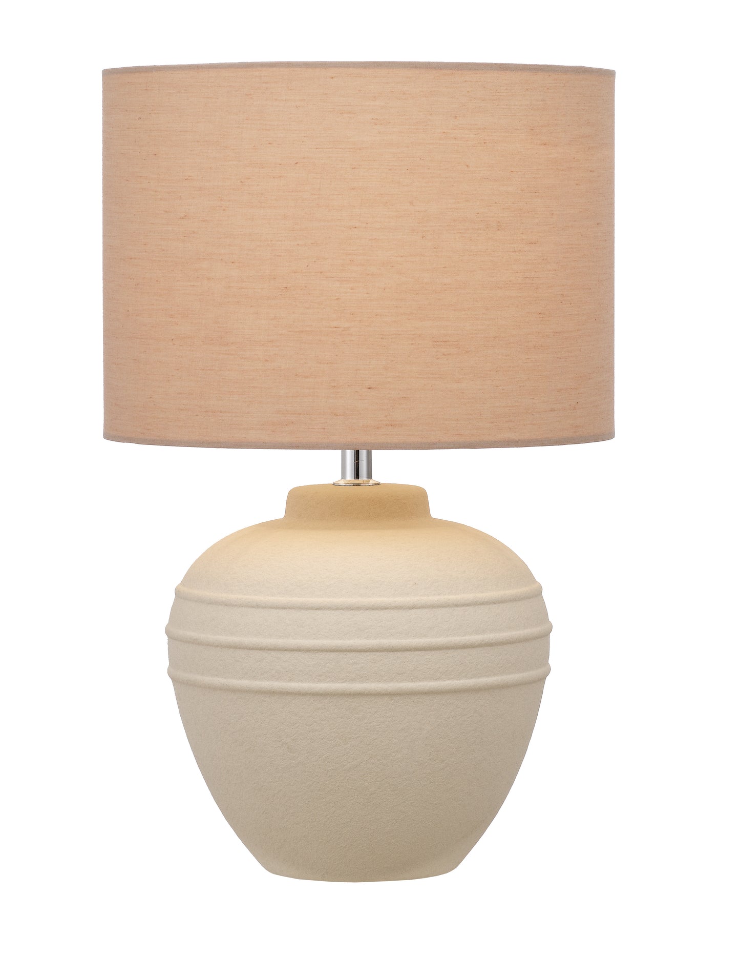 TFS CERAMIC TABLE LAMP 25wE27max D:250 H:390 SAND / SAND