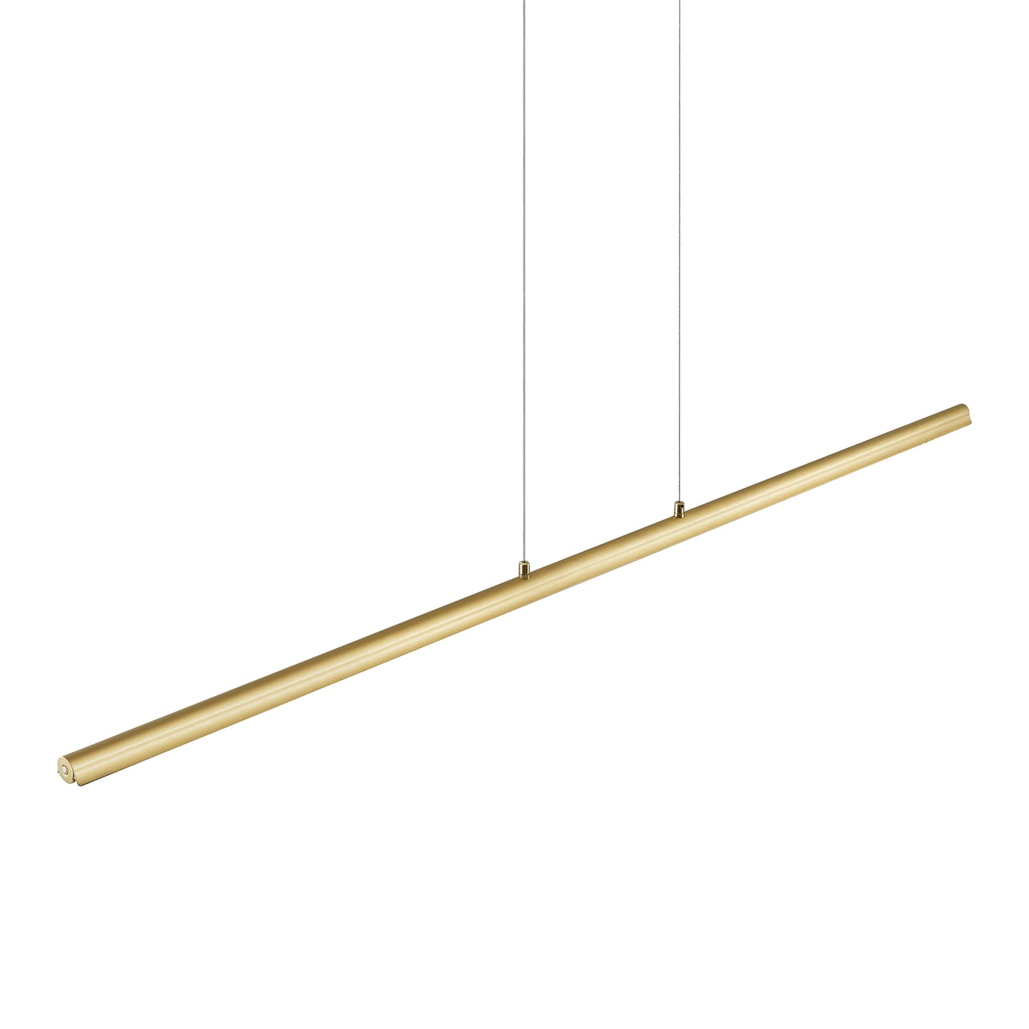 Zanostone TFS 140CM PENDANT 36wLED L:1400 W:38 H:25 cab 2M 3CCT STEP DIM 2450Lm BRASS