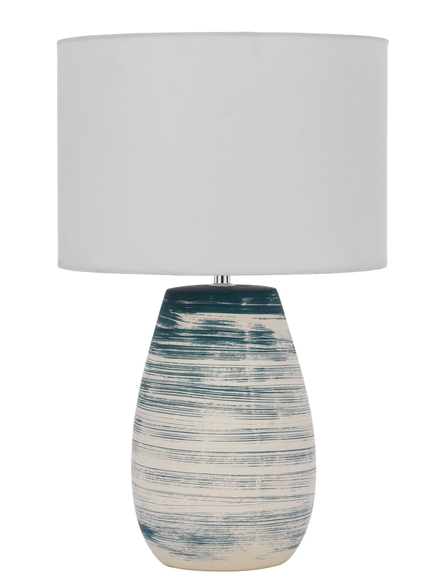 TFS CERAMIC TABLE LAMP 25wE27max D:300 H:490 BLUE / WHITE