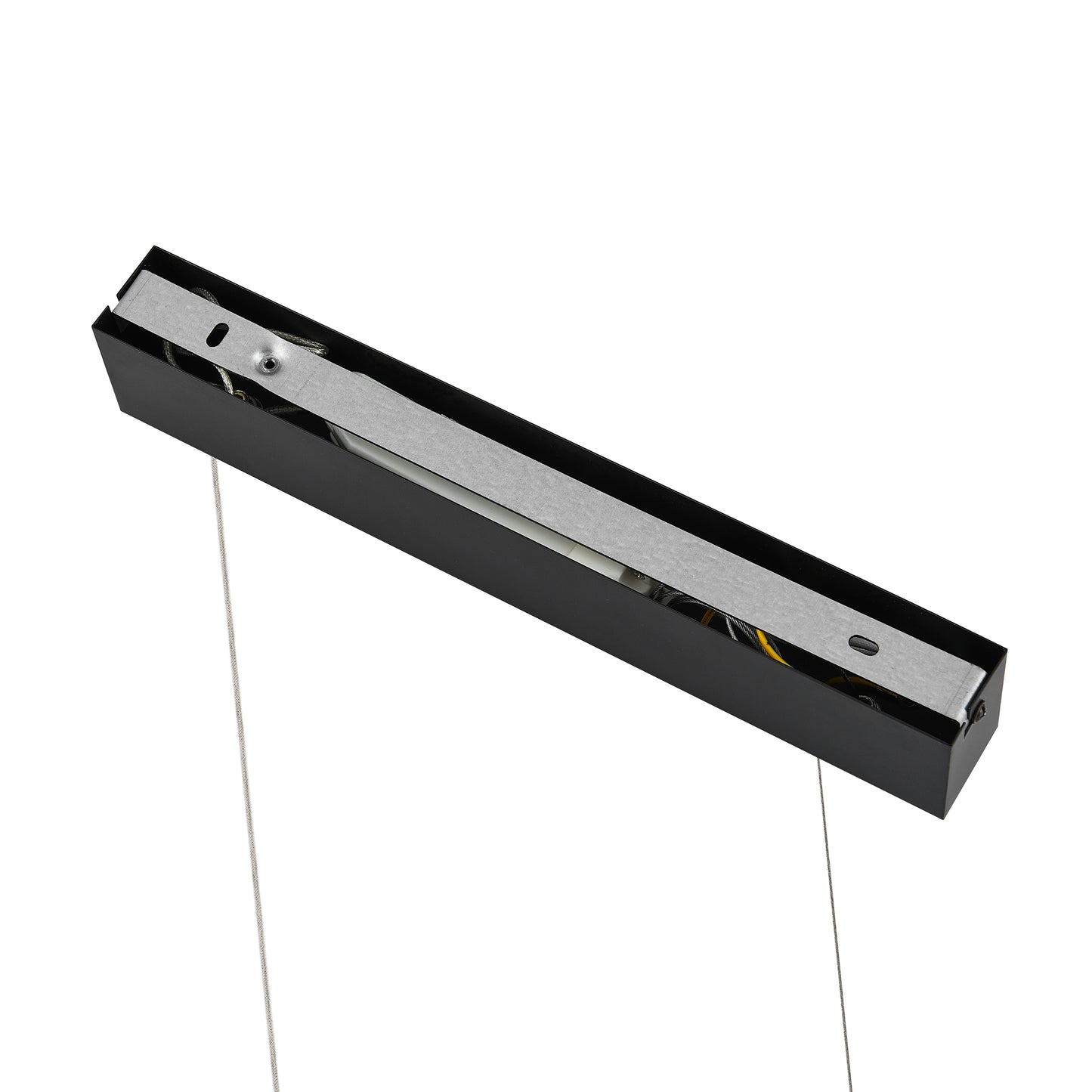 Vitawood TFS 140CM PENDANT 36wLED L:1400 W:38 H:25 cab 2M 3CCT STEP DIM 2450Lm BLACK MATT