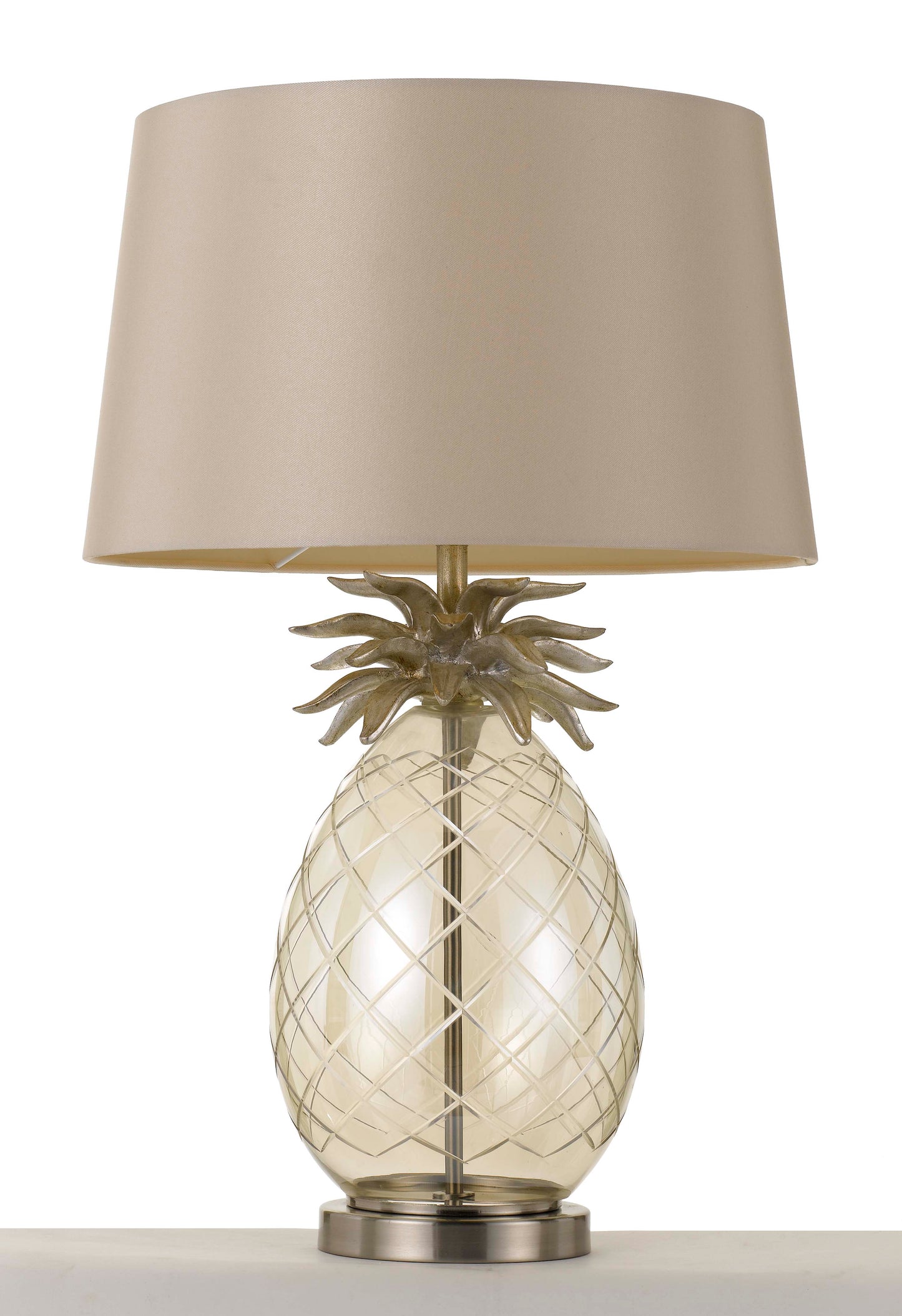 TFS TABLE LAMP 40wE27max D:380 OH:585 CHAMPAGNE/CREAM