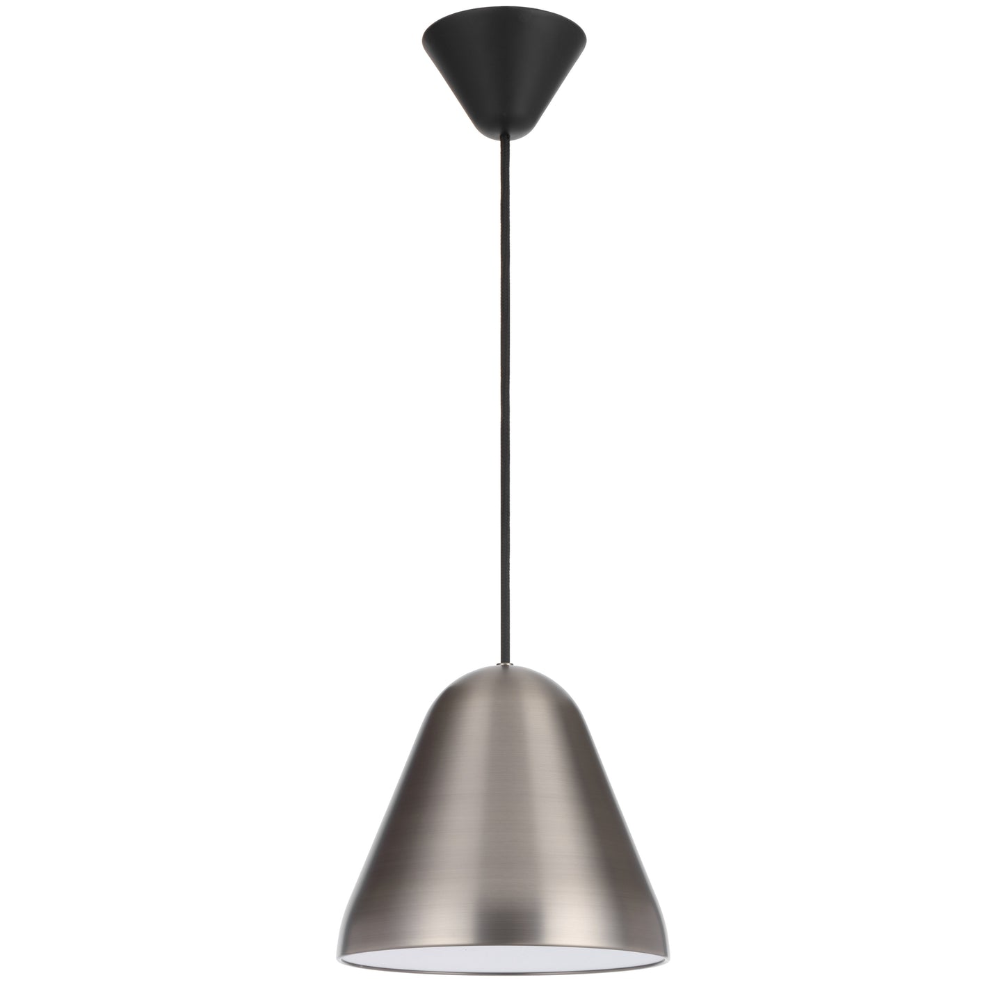 TFS 22CM PENDANT 25wE27max D220 H195 CAB 2M NICKEL SATIN