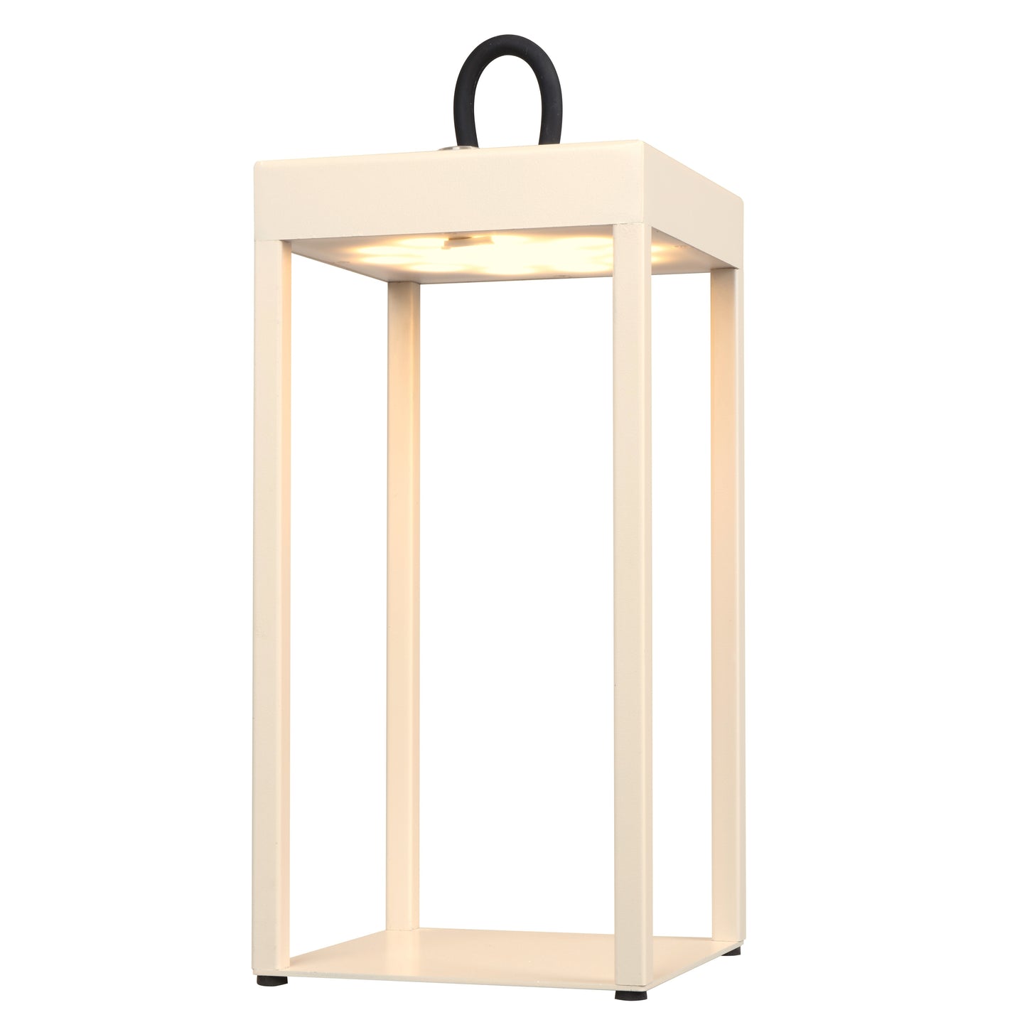 Lumomark TFS RECHARGEABLE TL 3wLED L:130 W:130 H:300 IP54 USB1M 2X2000mah 3000K BEIGE