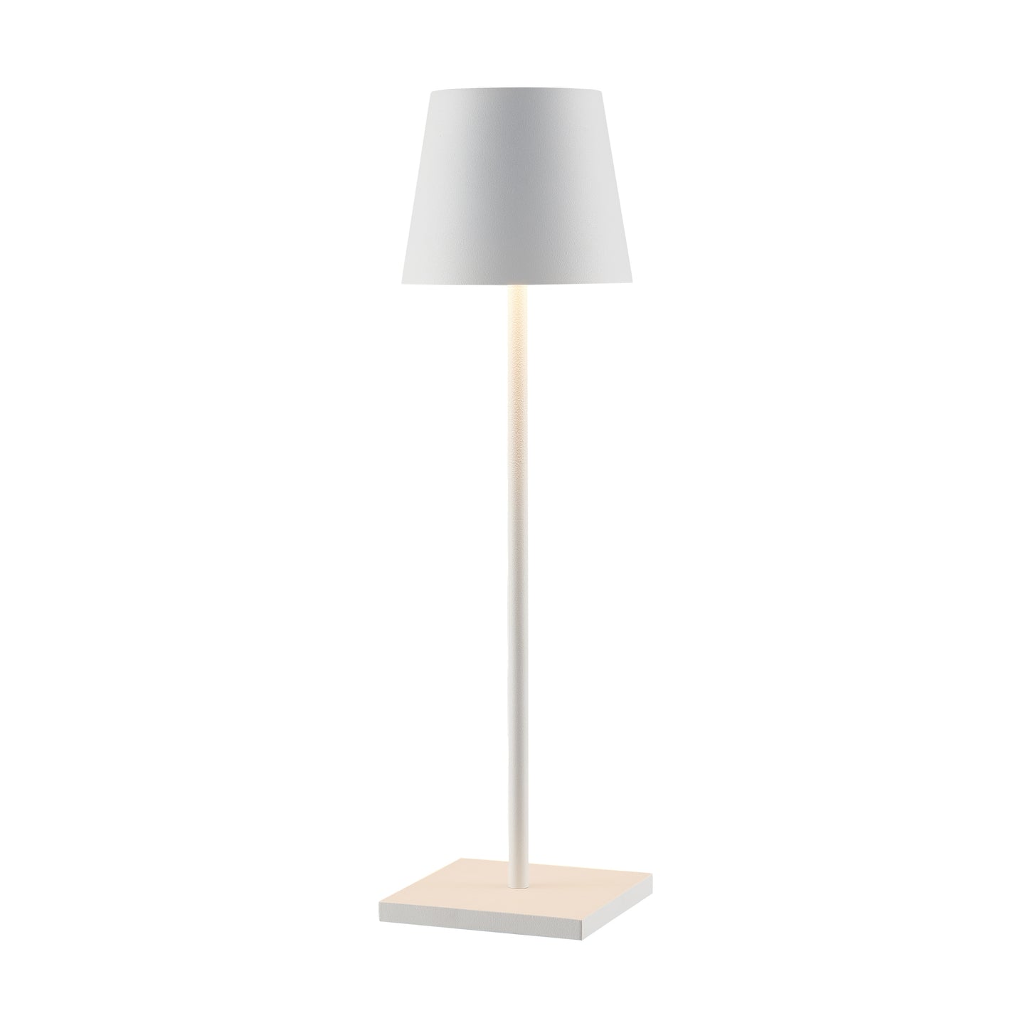 TFS RECHARGEABLE TABLE LAMP 3wLED D108 H380 IP54 1.5M 3000 K 300LM 2X2000mah WHITE SAND