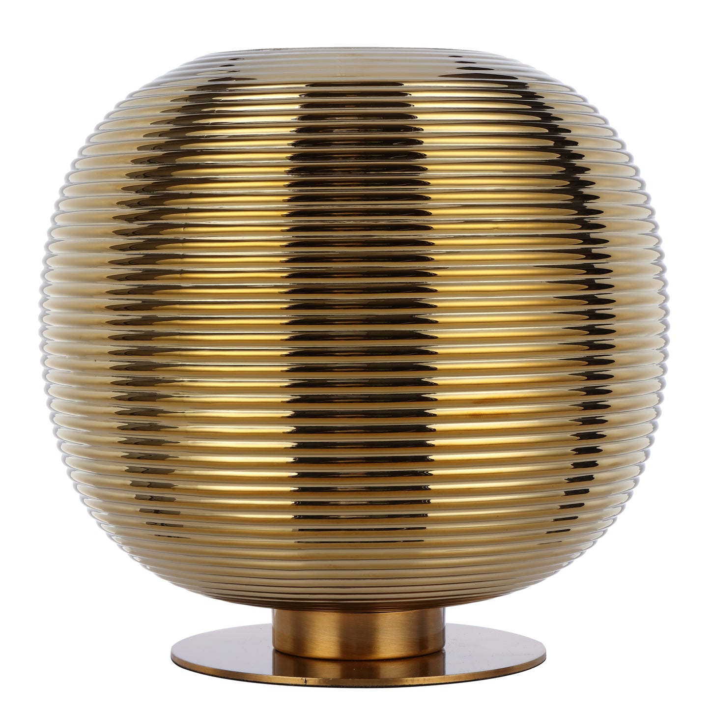 Tarragona TFS TABLE LAMP 25wE27max D:250 H:260 inline Switch ANT GOLD BASE / GOLD GLASS