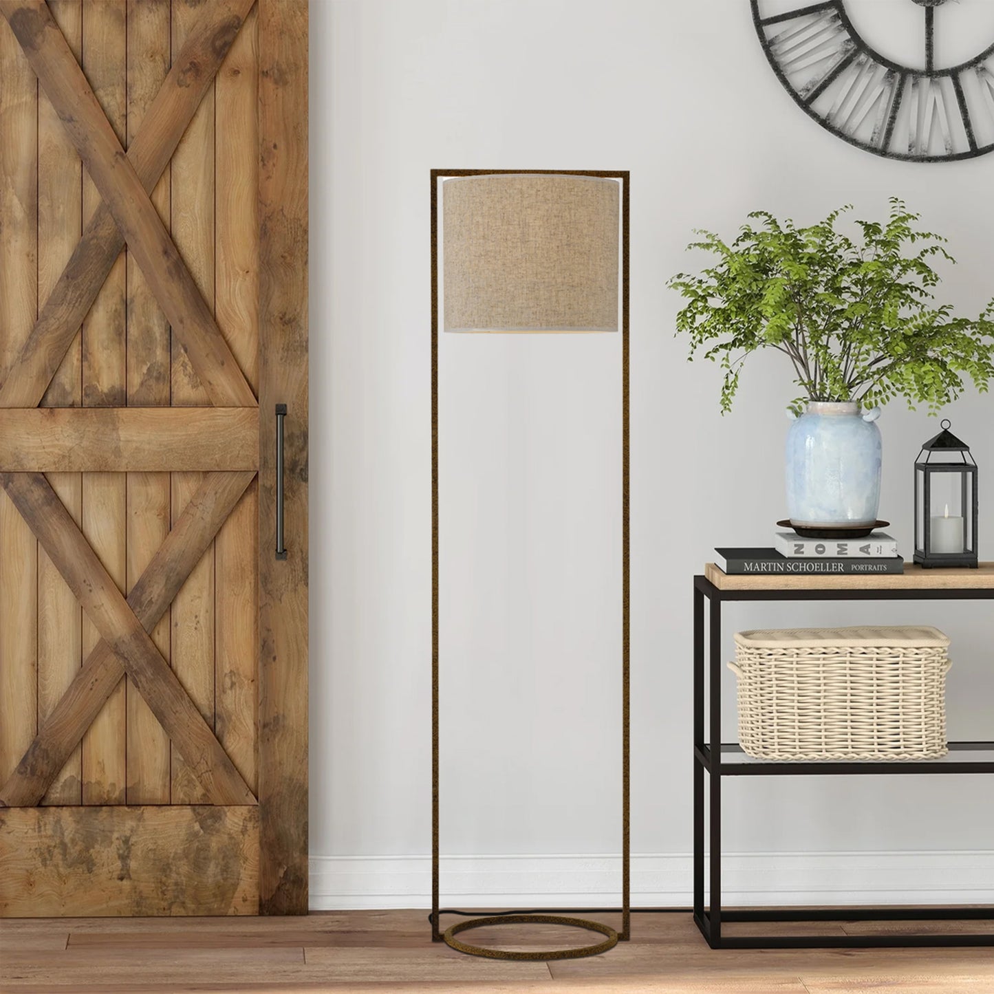 Evora TFS FLOOR LAMP 25wE27max D:400 H:1550 RUSTY/SAND