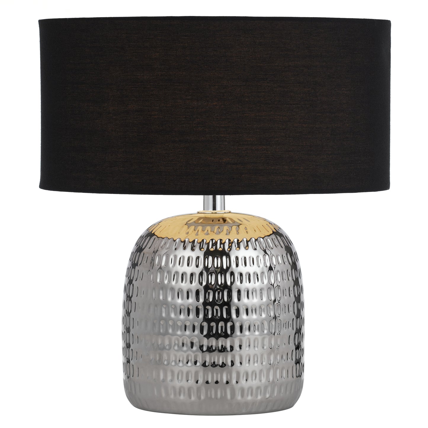 Altoton TFS CERAMIC TABLE LAMP 25wE27max H:400 D:240 SILVER/BLACK