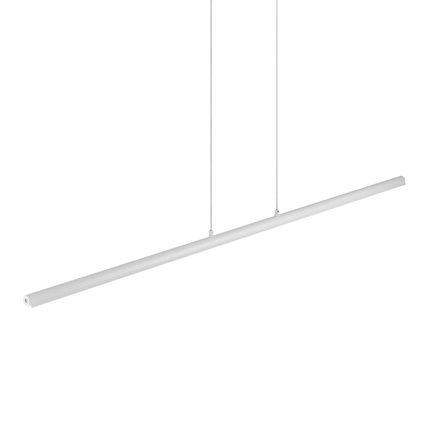 Lumostone TFS 140CM PENDANT 36wLED L:1400 W:38 H:25 cab 2M 3CCT STEP DIM 2450Lm WHITE MATT