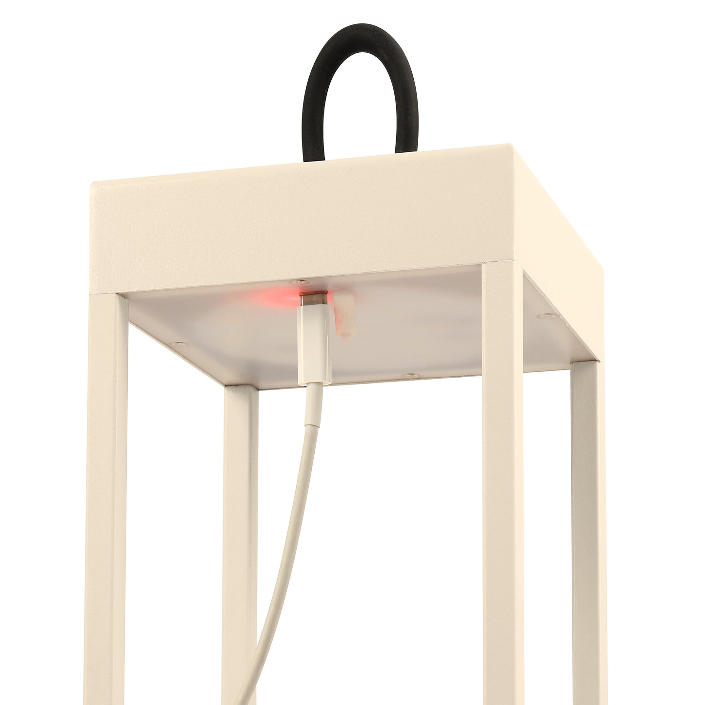 Lumomark TFS RECHARGEABLE TL 3wLED L:130 W:130 H:300 IP54 USB1M 2X2000mah 3000K BEIGE