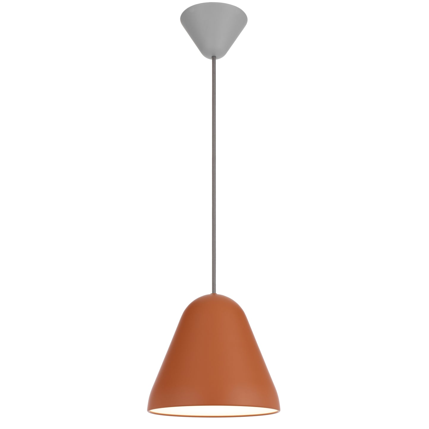 TFS 22CM PENDANT 25wE27max D220 H195 CAB 2M ORANGE SATIN