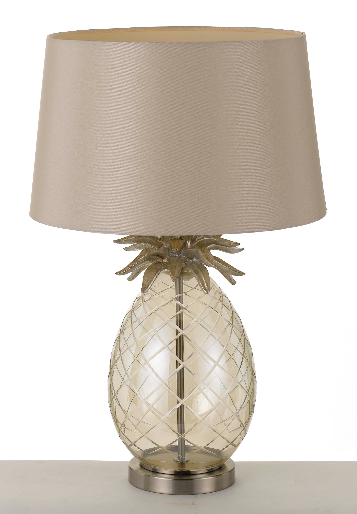 TFS TABLE LAMP 40wE27max D:380 OH:585 CHAMPAGNE/CREAM