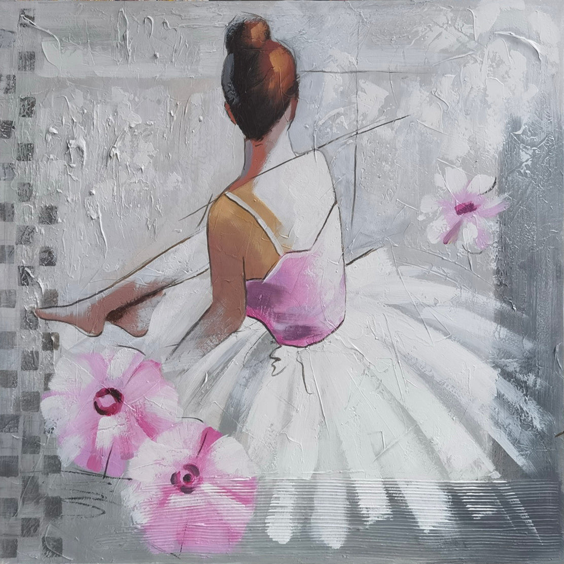 Ballerina Hand Painting Picture
