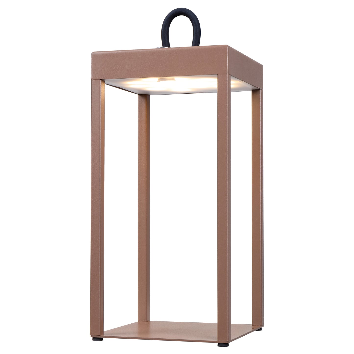 Altoline TFS RECHARGEABLE TL 3wLED L:130 W:130 H:300 IP54 USB1M 2X2000mah 3000K BROWN
