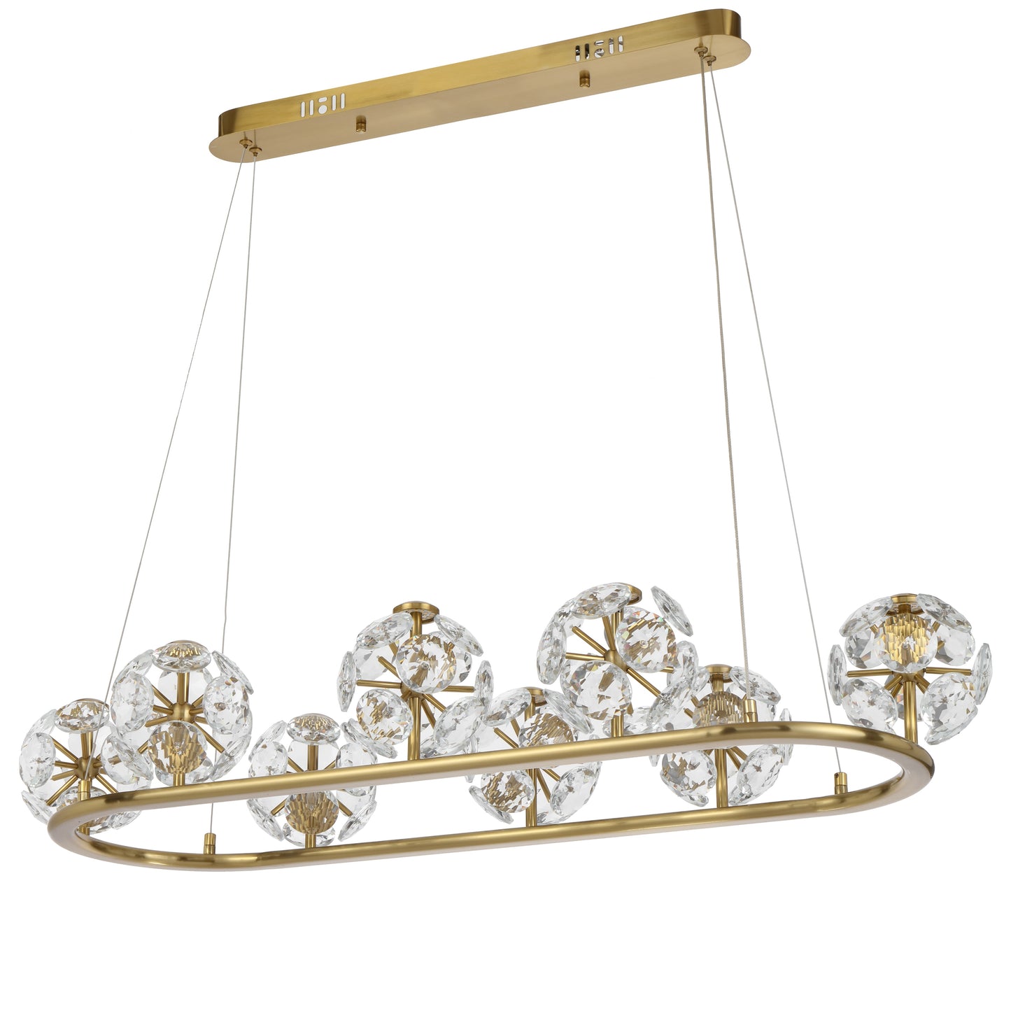 TFS 8LT PENDANT 8x3wLED 3000K L1000 W410 H145 1298Lm WIRE:2M NON DIM/ ANT GOLD