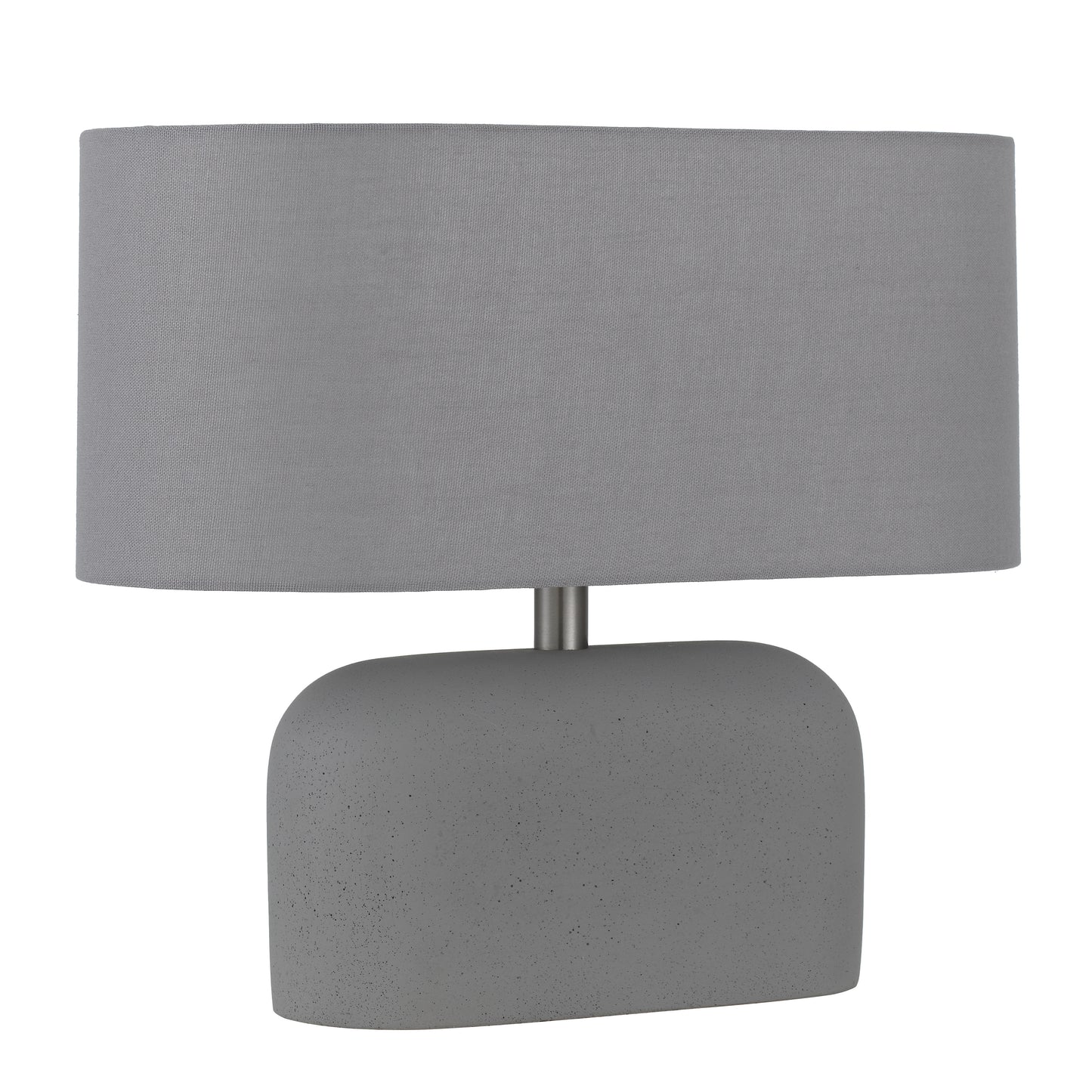 Cantoline TFS TABLE LAMP 25wE27max L:350 W:180 H:360 inline Swtch CONCRETE / SOFT GREY LINEN
