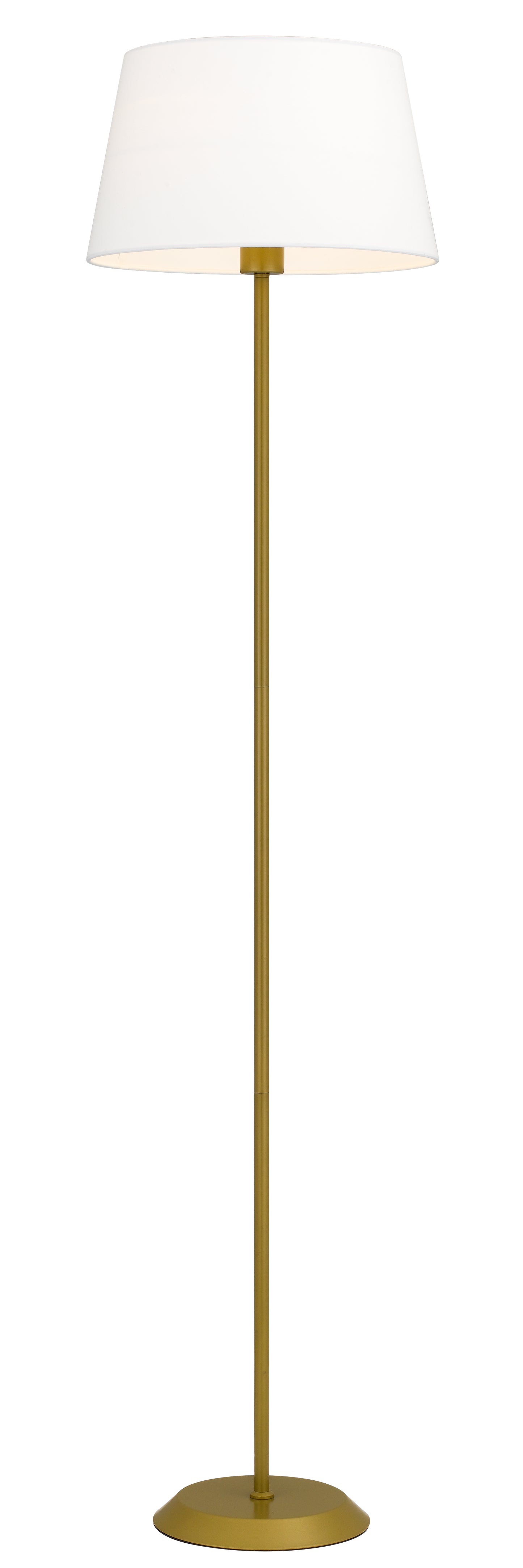 TFS FLOOR LAMP 25wE27max H:1480 D:360 GOLD/IVORY Foot Switch