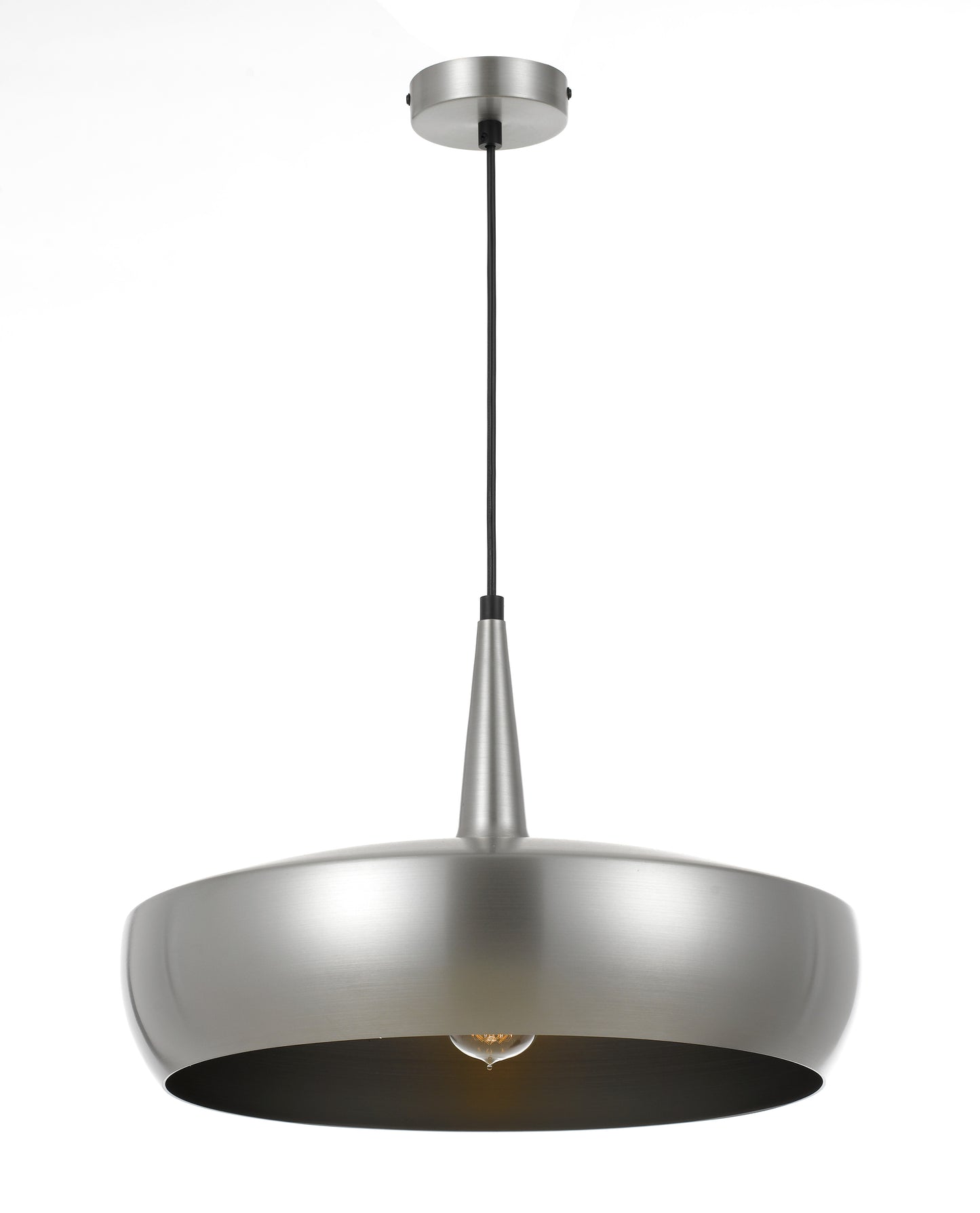 TFS 45 PENDANT 25wE27max. D450 H300 Cab2.0 NICKEL / SILVER