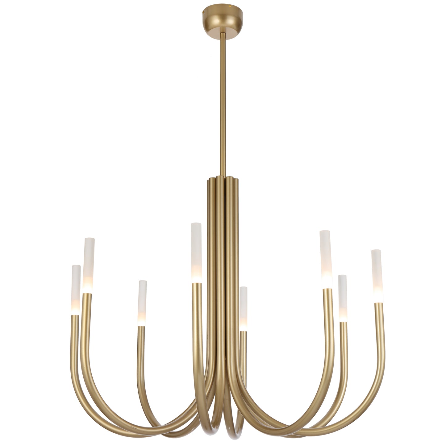 TFS 8 LTS PENDANT 24wLED 3000K D:980 H:790 Rod:1.5m NON-DIM 280Lm PAINTED GOLD