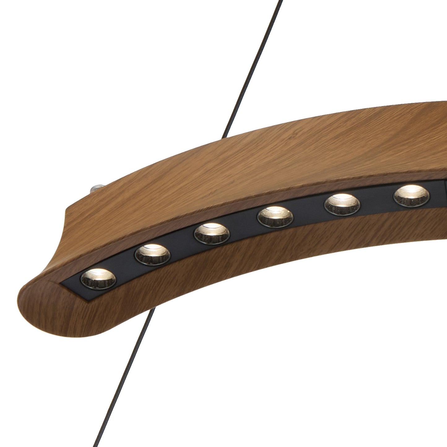 TFS PENDANT ROUND 34wLED DIM touc2210Lm cab2M (2700K_5500K) D650 H55 3CCT WOOD PAINTED