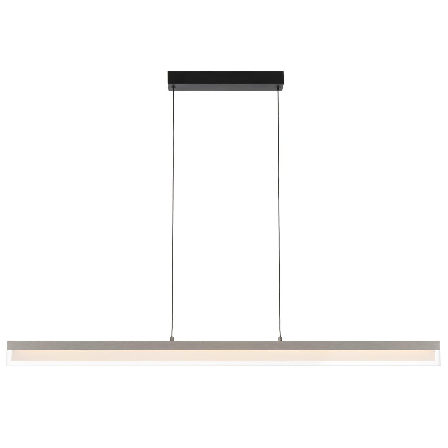 Cantoton TFS PENDANT 30wLED L1200 W20 H70 3000K DIM 2030Lm DIM PEARL GREY/BLACK CANOPY
