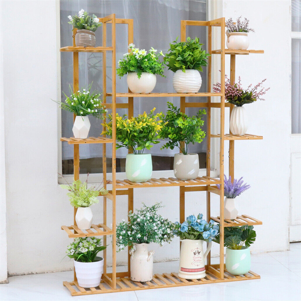 large-capacity-plant-stand-tall-flower-pot-display-storage-rack-antiseptic-bambo