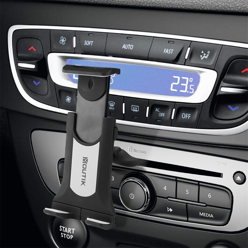 P&P Hands-Free CD Slot Car Mount 2IN1 Phone Tablet Holder with 3.5-10.5in All iPhone