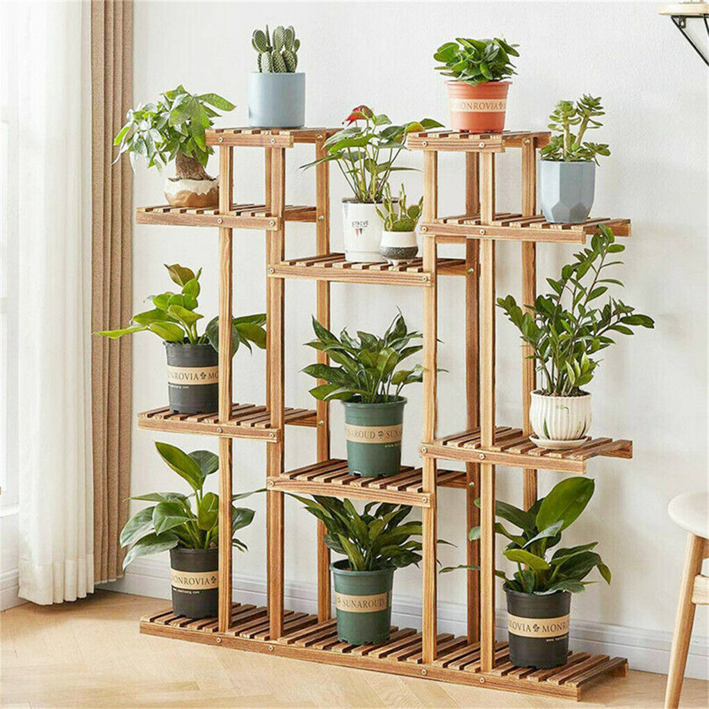 super-large-wooden-plant-stand-indoor-flowerpot-display-shelf-garden-planter