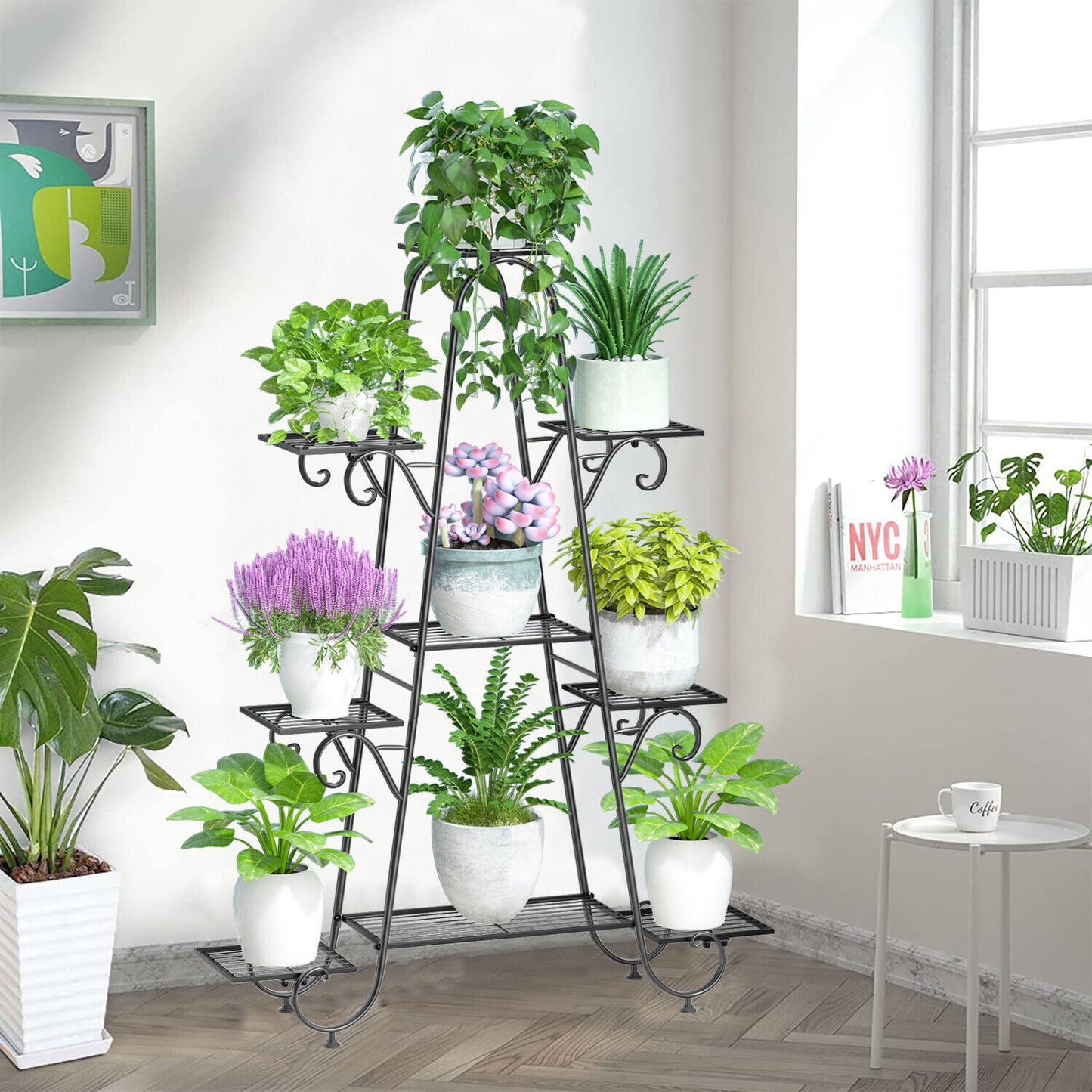 multilayer-metal-plant-stand-tall-flower-shelf-unit-garden-patio-display-rack