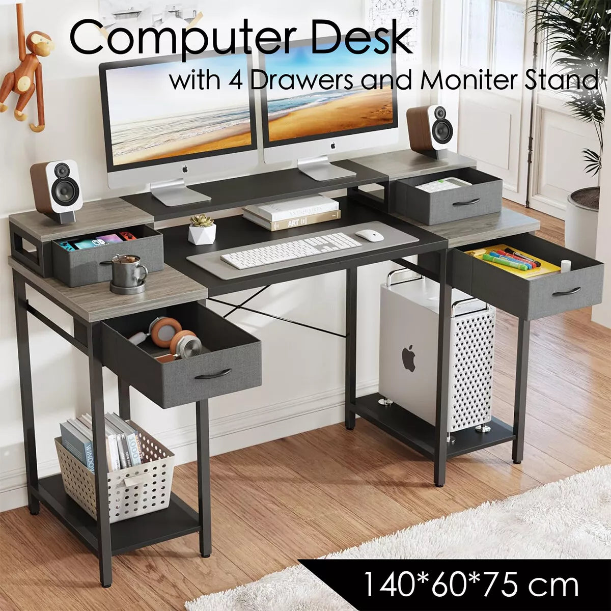 Buy affordable computer desk with drawers online in Australia