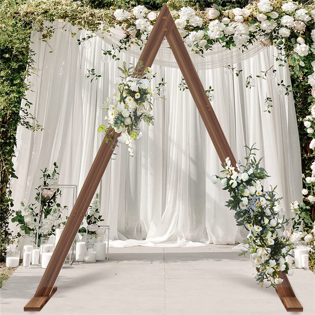 rustic-triangle-wedding-arch-thicken-wooden-backdrop-stand-for-garden-wedding