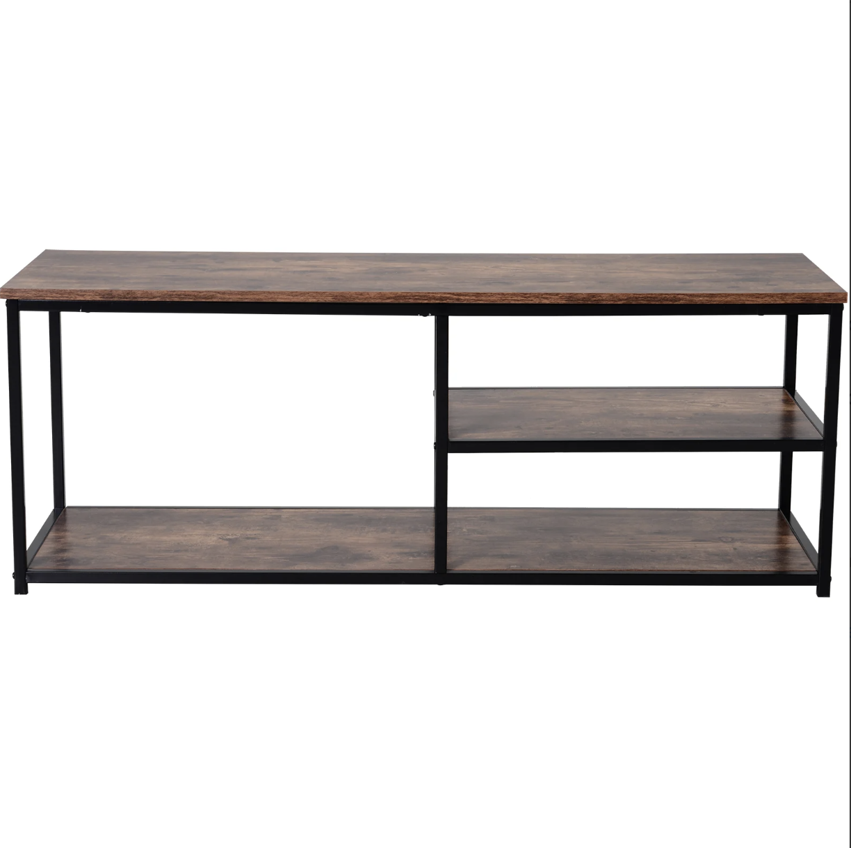 tv-cabinet-entertainment-unit-stand-140cm-fits-up-to-65-inches-tv-wood-metal-tv-consol