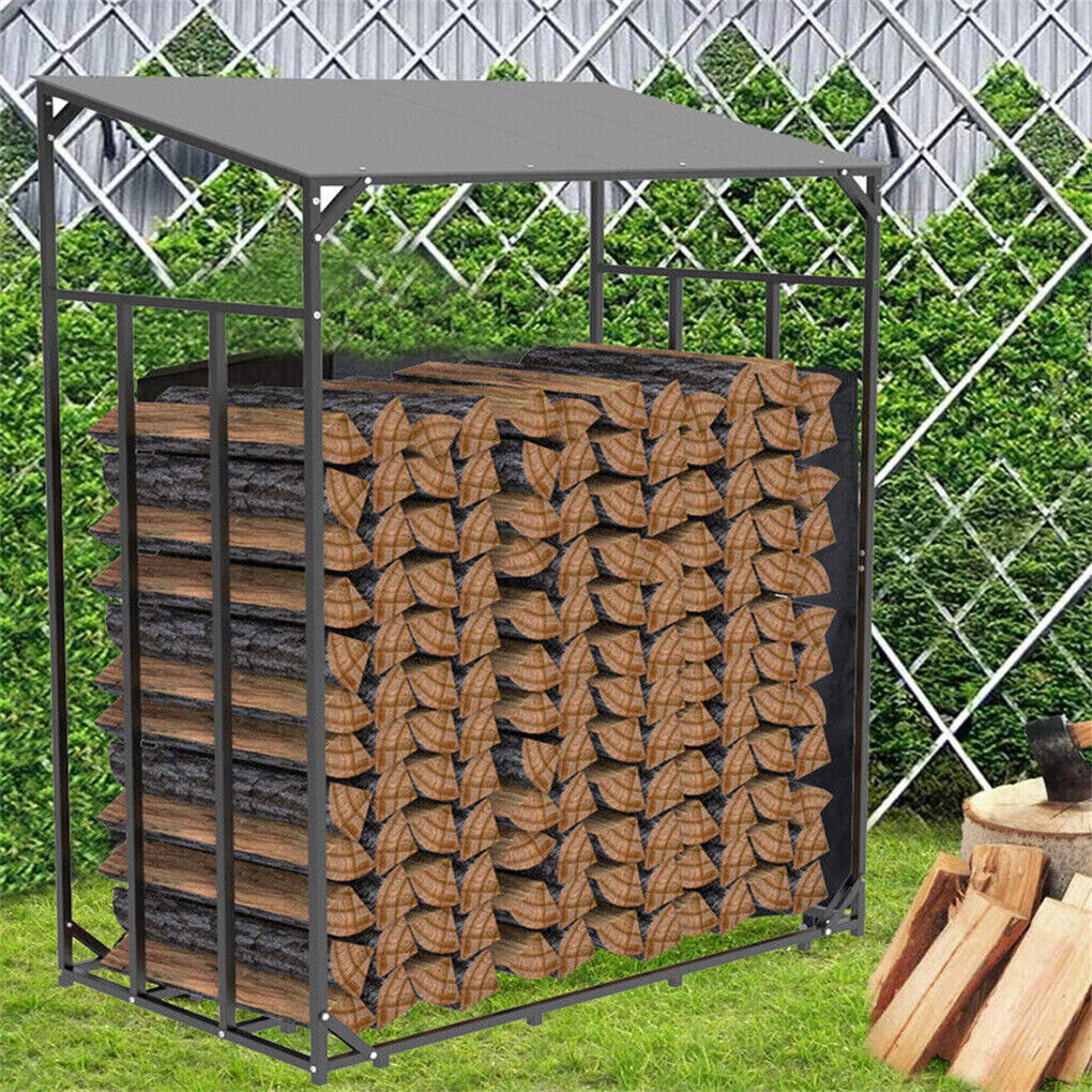 Buy online: P&P 1.8M Outdoor Metal Log Store for your outdoor space in Australia