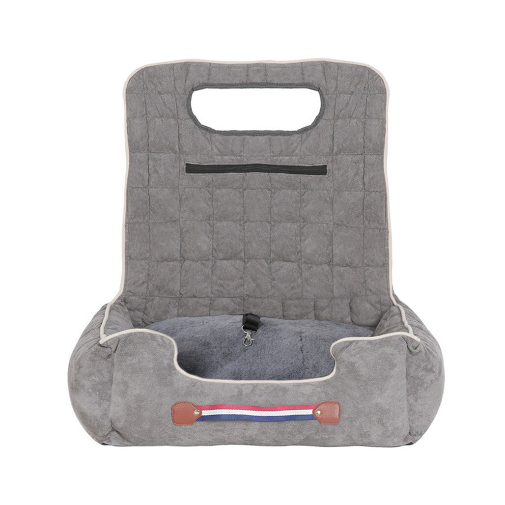P&P Anti-Slip Dog Travel Bed Dog Car Seat Pet Booster Seat Fully Detachable Washable
