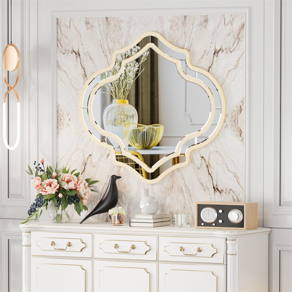 Shop Now for a Golden Rim Vanity Mirror – Bring Style to Your Living Room in AU