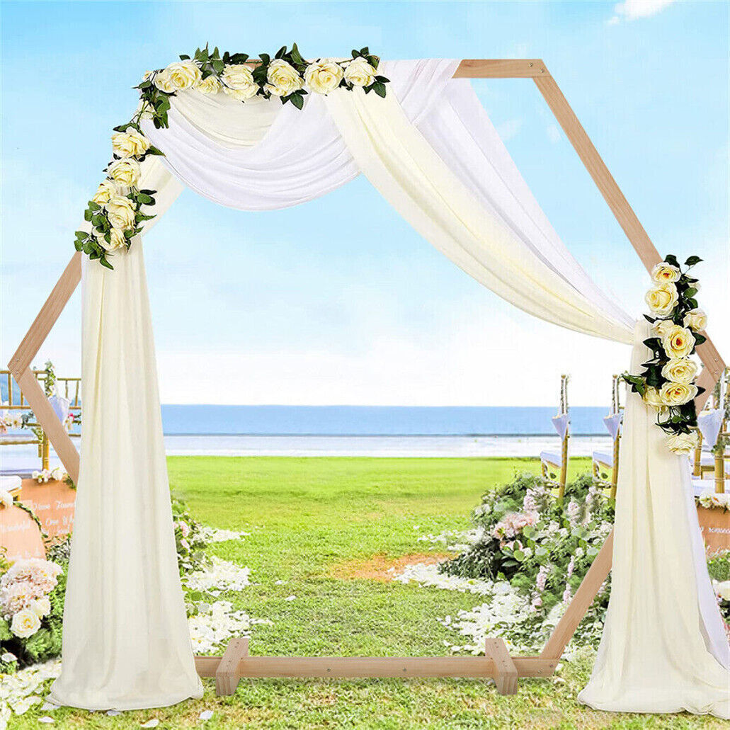 anti-corrosion-wedding-party-arch-backdrop-stand-wood-hexagon-arbor-flower-rack