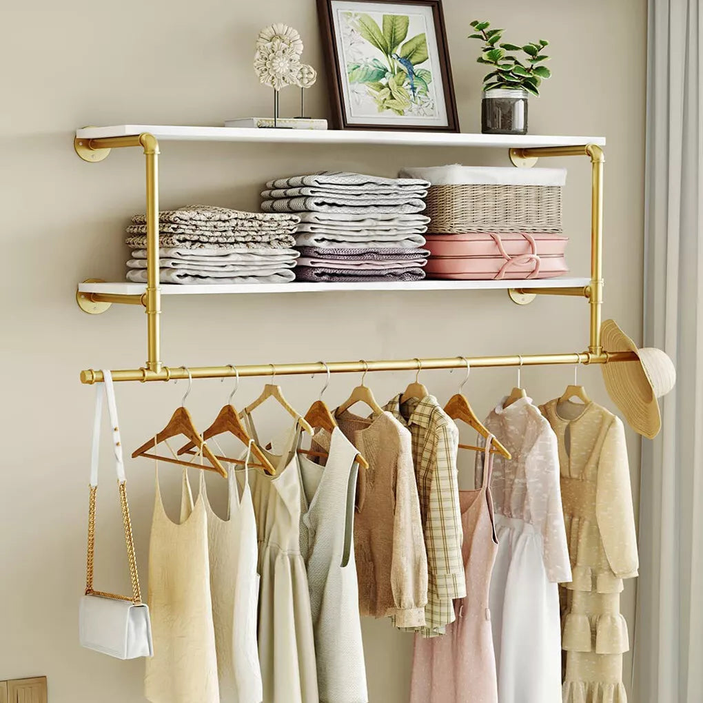 Shop Industrial Clothing Rack – Pipe Frame & Shelving