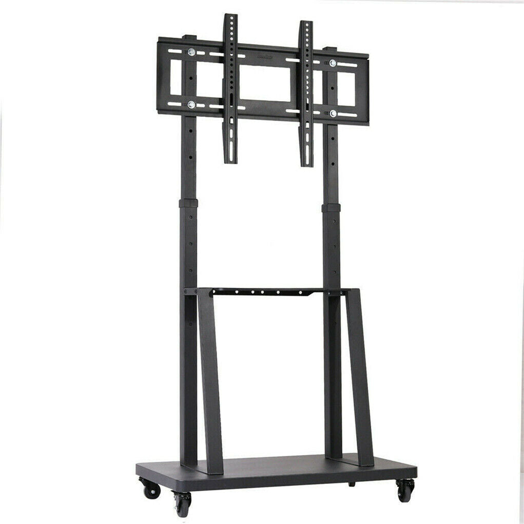 portable-tv-stand-trolley-cart-mobile-exhibition-solution-for-32-80-tvs-with-2-layers