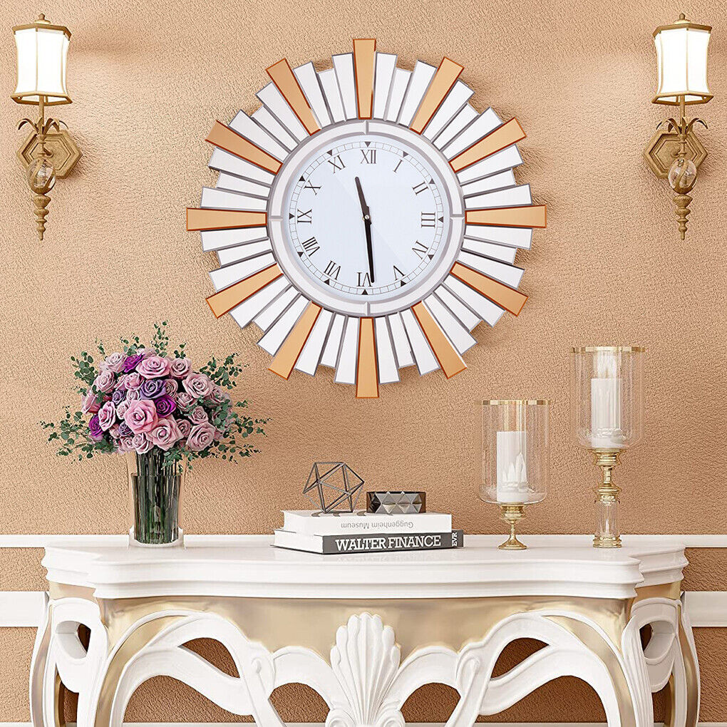 Shop High-End Quartz Wall Clock – Oversized Roman Numerals