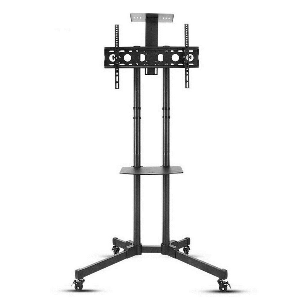 adjustable-tv-stand-mobile-cart-mount-wheels-for-plasma-led-flat-screen-32-70