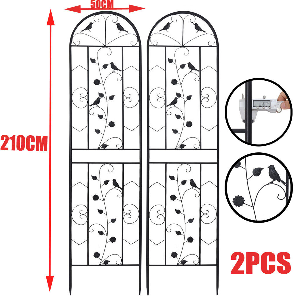garden-trellis-climbing-plant-support-patio-wire-lattice-grid-panel-stake-fence