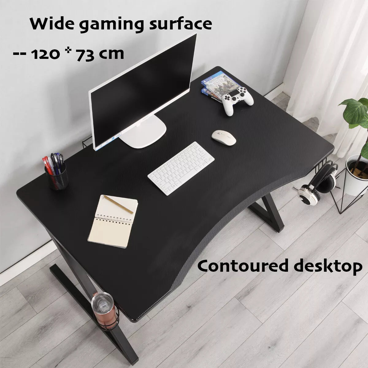 Buy Gaming Desk with Carbon Fiber Legs Australia
